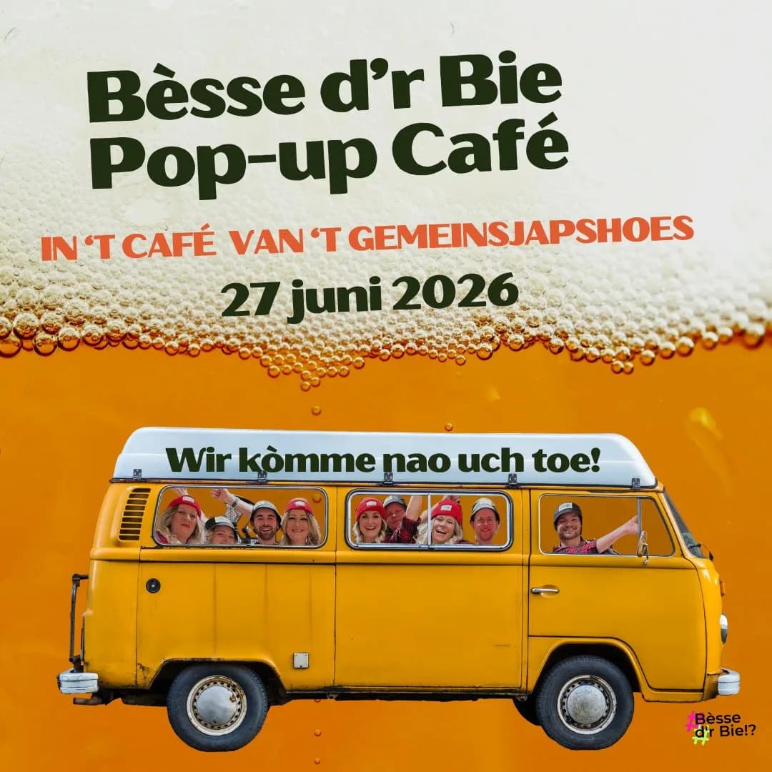 2026 op 27 juni pop-up café