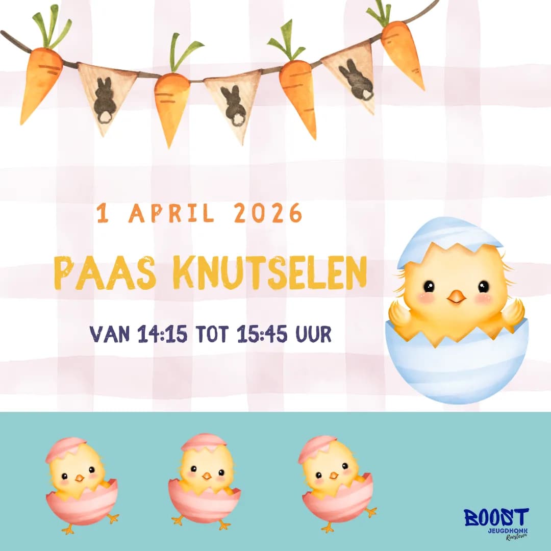Paas Knutselen Jeugdhonk BOOST